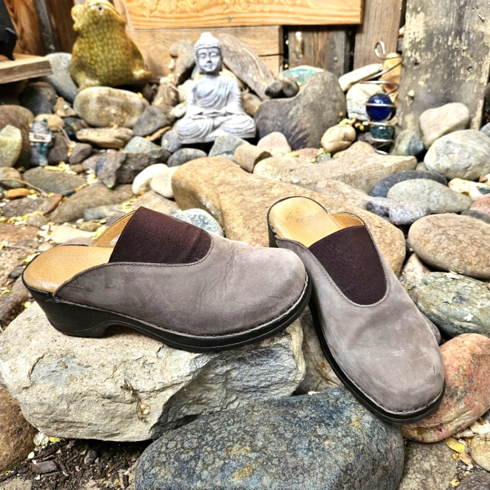 Modellista leather mule clog